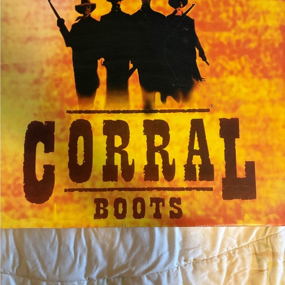 Rustic Tan and Brown cowboy boots - Picture 6 of 6